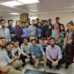 Birthday celebration at office